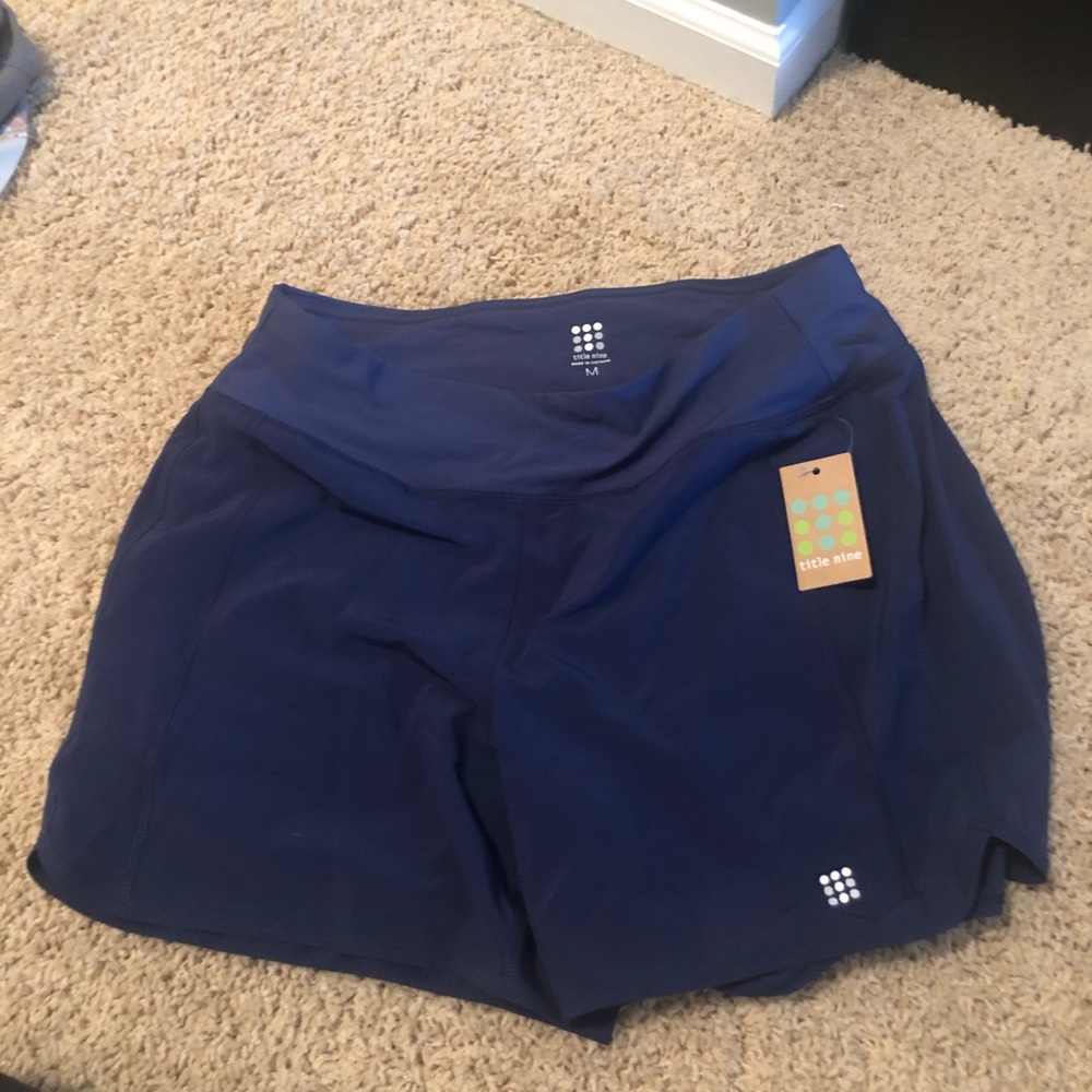 Title Nine running shorts